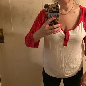 American Eagle Soft & Sexy Stadium Style T